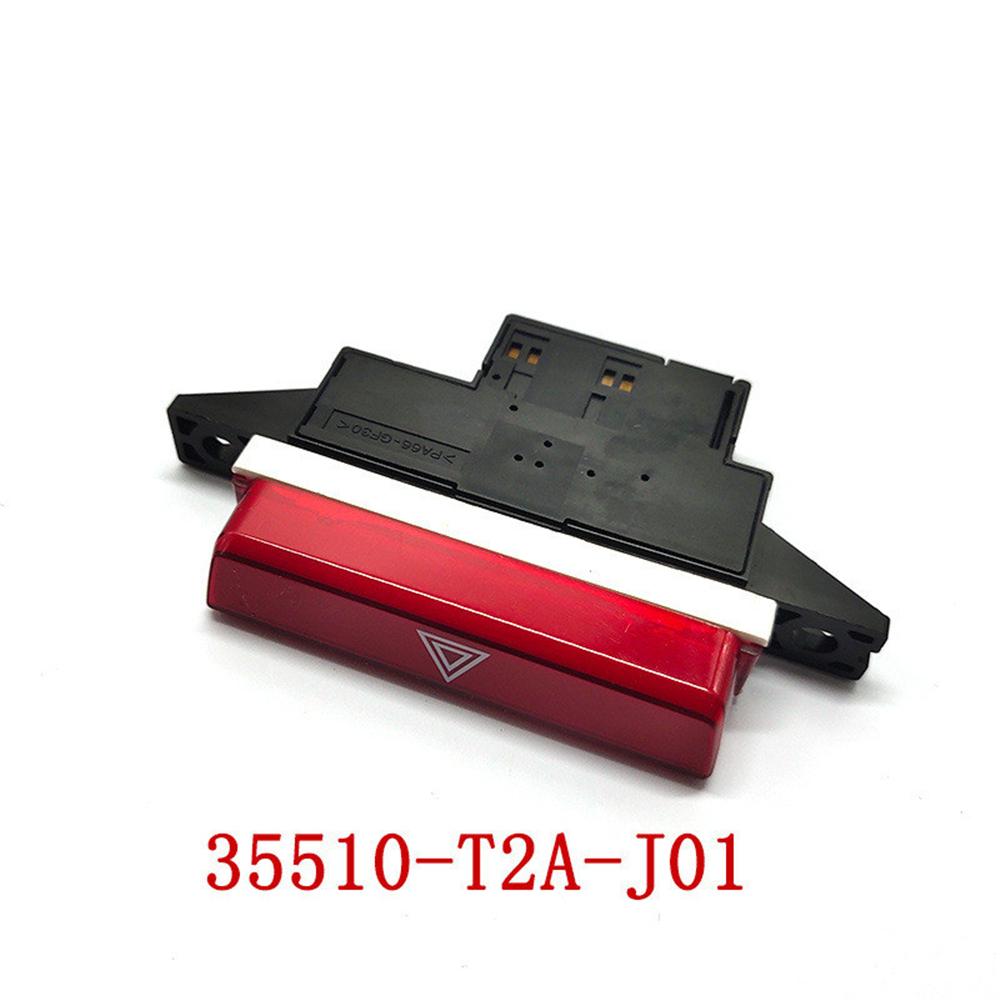 35510-T2A-J01 Red Hazard Button Switch For 13-17 Honda Accord Sedan Coupe Hybrid