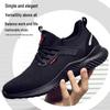 Men's Lightweight Breathable Steel Toe Safety Work Shoes