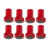 8Pcs Bench Dogs Aluminum Alloy Non Slip Bench Brake Inserts Woodworking Clamp for Milling Cutting 3/