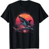 T-shirt Rétro Shark Vaporwave Esthétique Synthwave Vintage Années 80 90