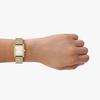 Tory Burch The Eleanor Shell Square Women S Metal Watch Tbw1094