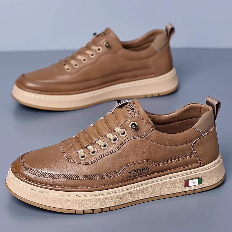 Men's shoes autumn new board shoes casual fashion trend breathable foot cover soft sole men one pedal board shoes one generation