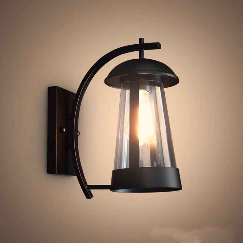 Led Outdoor Wall Lamp, Outdoor Courtyard Balcony, Garden Wall Lamp, Antique Decorative Lamp