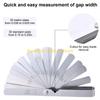 F26C Tapered Feeler Gauge Set 32 Pieces Double Marked mm & Inch Motorcycle ATV UTV