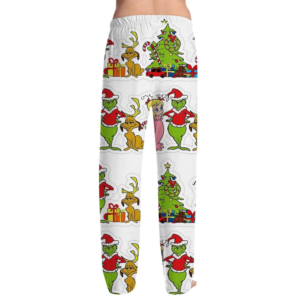 Men's Allover Printed Home Pants Sleeping Pajama Pants Long Pants Pajama Pants Yoga Pants