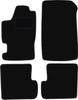 Schwarze Velours-Fußmatten für: Renault Laguna I Kombi, Fließheck (1994-2001)
