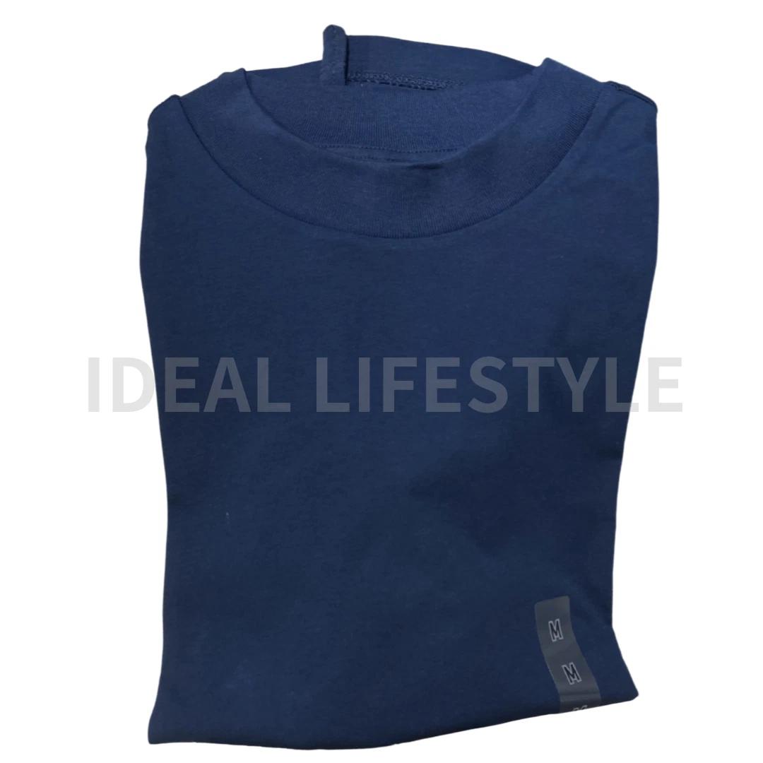 UNIQLO AIRism Cotton T-Shirt S-3XL Short-Sleeve Relaxed-Fit Women 474405 NWT M тёмно-синий