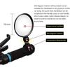 Bicycle Rearview Mirror Universal Handlebar Rearview Mirror 360 Degree Rotation