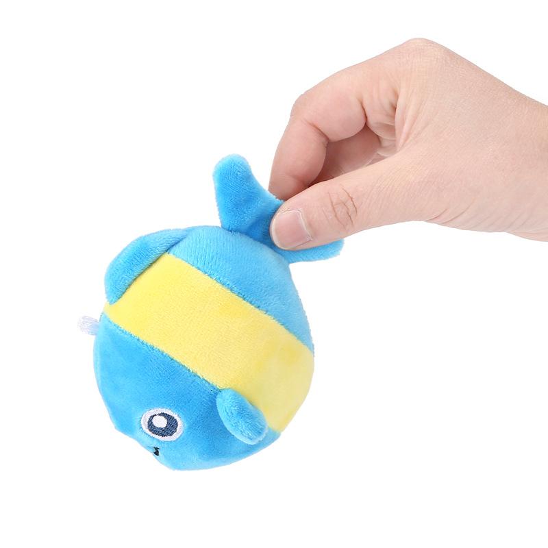 Игрушка для кошки, интерактивная симуляция, плюшевая рыба, колокольчик, говорящая игрушка для котенка, жевательная, кусачая игрушка для кошки, аксессуары для питомцев