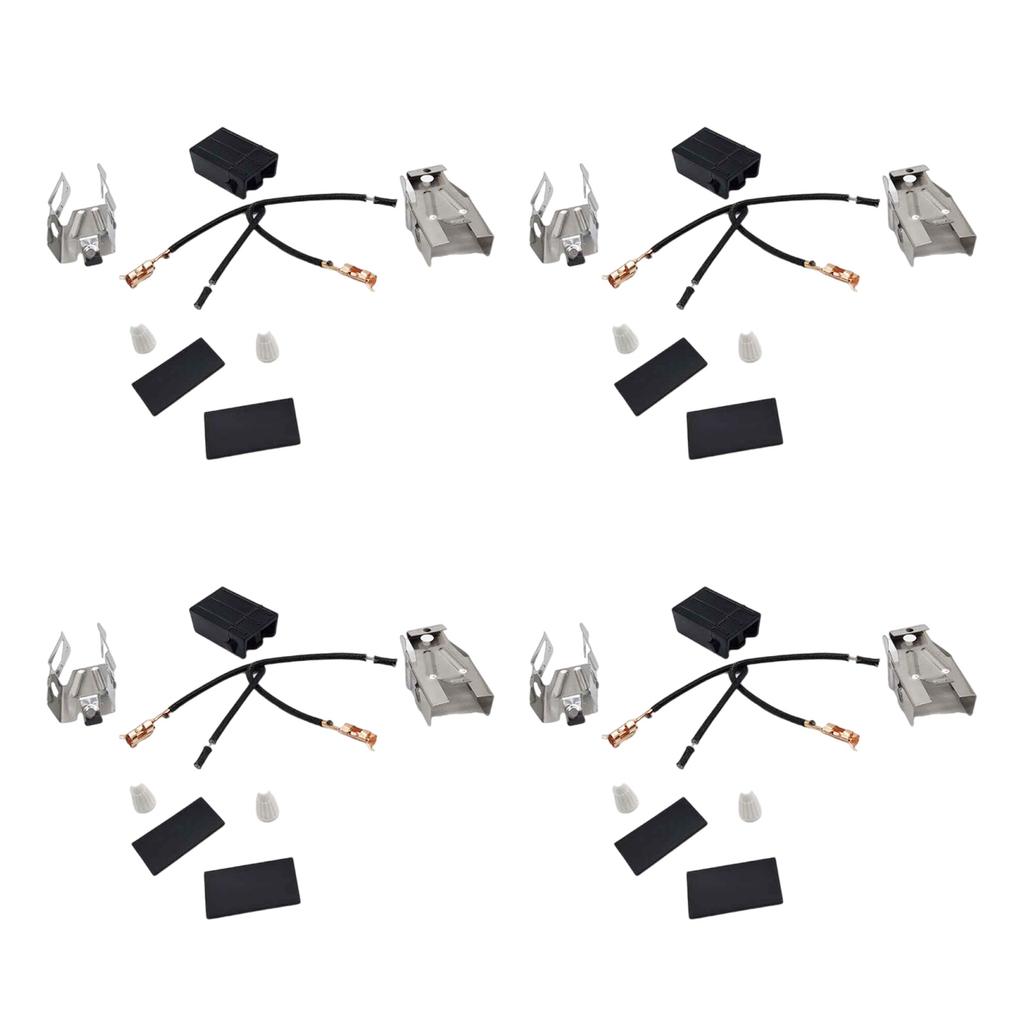 4 Set Spisbrännare Uttagssats Ugnstillbehör för Olika Ugnmodeller för Enkelt Byte och Förbättrad Prestanda