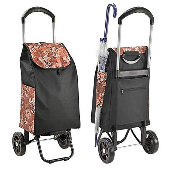 Shopping shopping shopping cart for 2 large height Valentino VALENTINO VISCANI cart, carry, men, wheels, capacity, shopping, leisure, foldable,