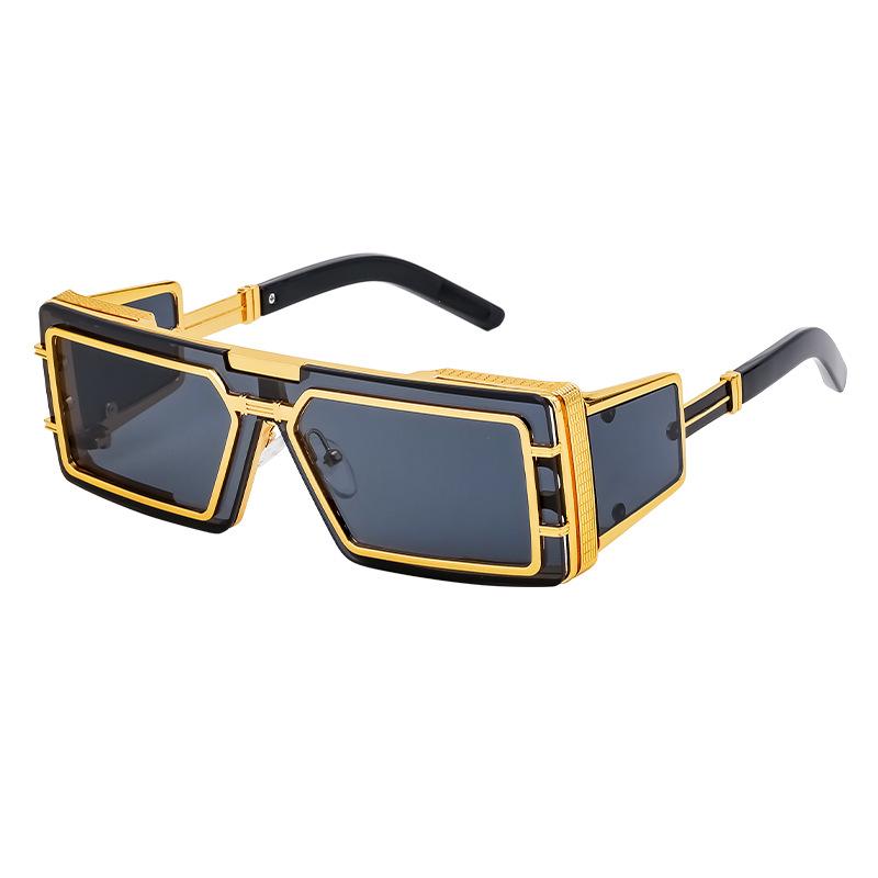 Full-Frame Glasses Men'S Future Technology Advanced Sense Square Sunglasses Sunglasses Shades