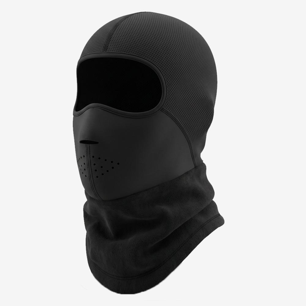 Winter and Autumn Warm Headgear, Windproof and Cold-resistant Riding Mask, Full-face Protection for Skiing and Motorcycle Riding, Helmet Liner