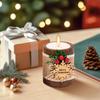 Christmas Candle Holder Wooden Merry Christmas Tealight Candle Holder Festive Decoration Xmas Tealight