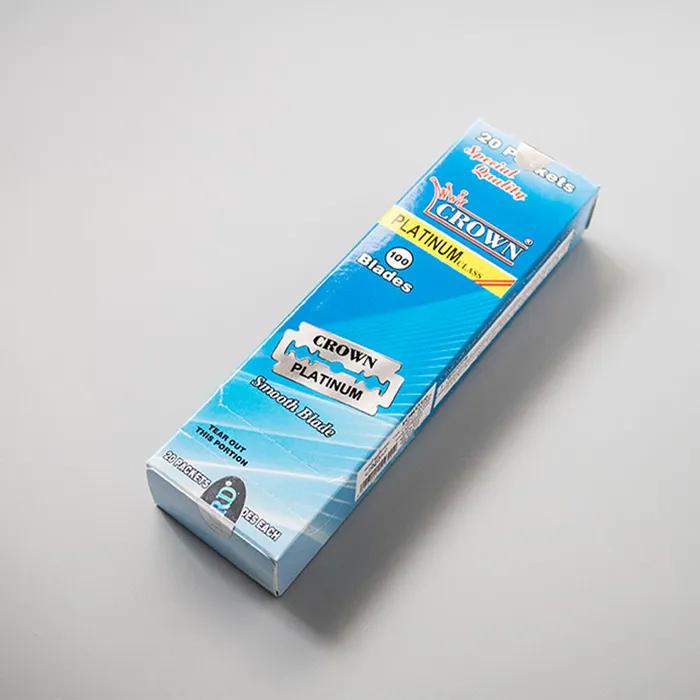 

Лезвия для бритвы Crown Platinum, 20 штук (100 отсчет)