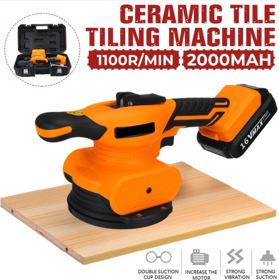 6 Speeds Adjustable Vibrator Automatic Leveling Tool 16V 60-120mm Tile Machine Ceramic Tile Vibration Suction Cup