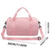 Mini Gym Bag Large Ballerina Bag Solid Color Small Duffle Bag Lightweight for Fitness Workout Travel Dance Ballet Swim