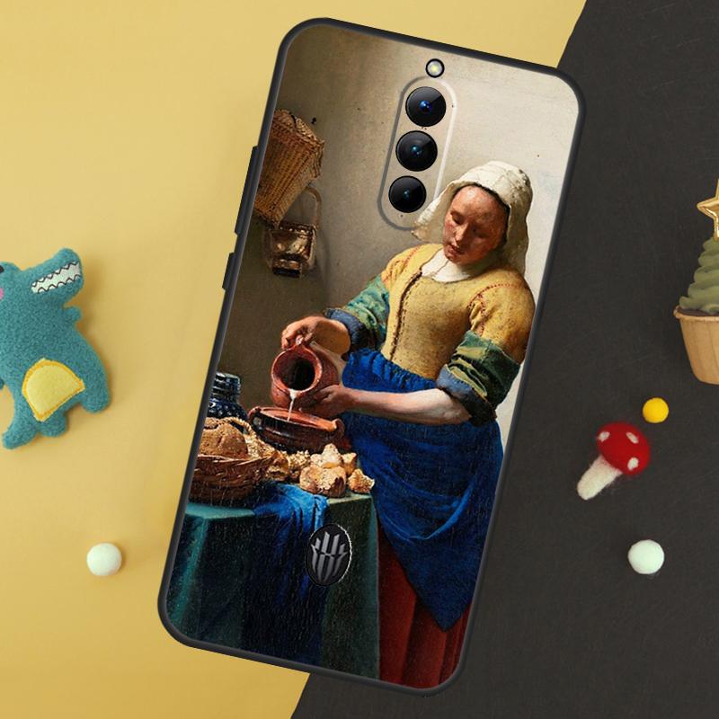 Johannes Vermeer Case For ZTE Nubia Red Magic 8 8S 9 Pro Plus RedMagic 6 7 Pro 6S 7S Pro 5S 6R 5G Back Cover