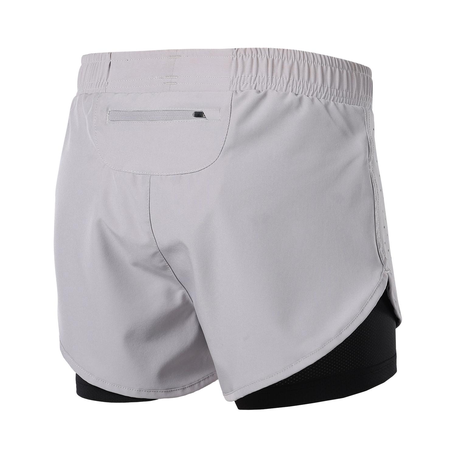 Lixada женские шорты для бега 2-в-1 быстросохнущие дышащие шорты для активных тренировок — фото 5