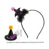 Cute Headband+ Hair Clip for Girls Witch Hat Shape Festival Hair Supplies