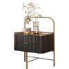 Italian-style Cloakroom Nightstands Modern Minimalist Small Apartment Storage Cabinet Bedroom Study Bedside Table with Drawers