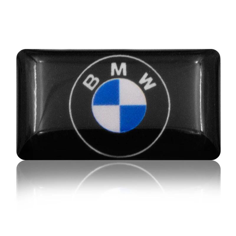 

10 pcs Car styling For Bmw e46 e90 e60 e39 f30 e36 f10 f20 e87 e92 e30 e91 X1 Car steering wheel sticker Car Emblem Badge Sticke