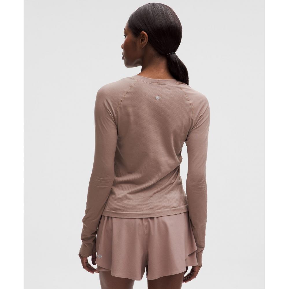 Lululemon Swiftly Tech Long Sleeve Shirt 2.0  Waist Length Ashen Rose Ashen Rose