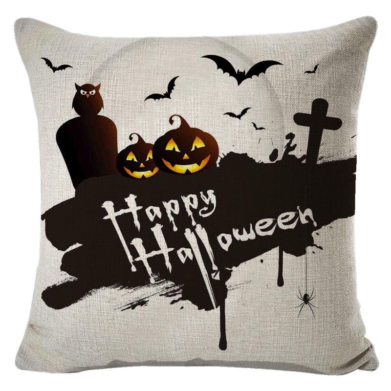 New Halloween Pillow Case Halloween Pillow Core Bed Home Decoration Bedside Cushion