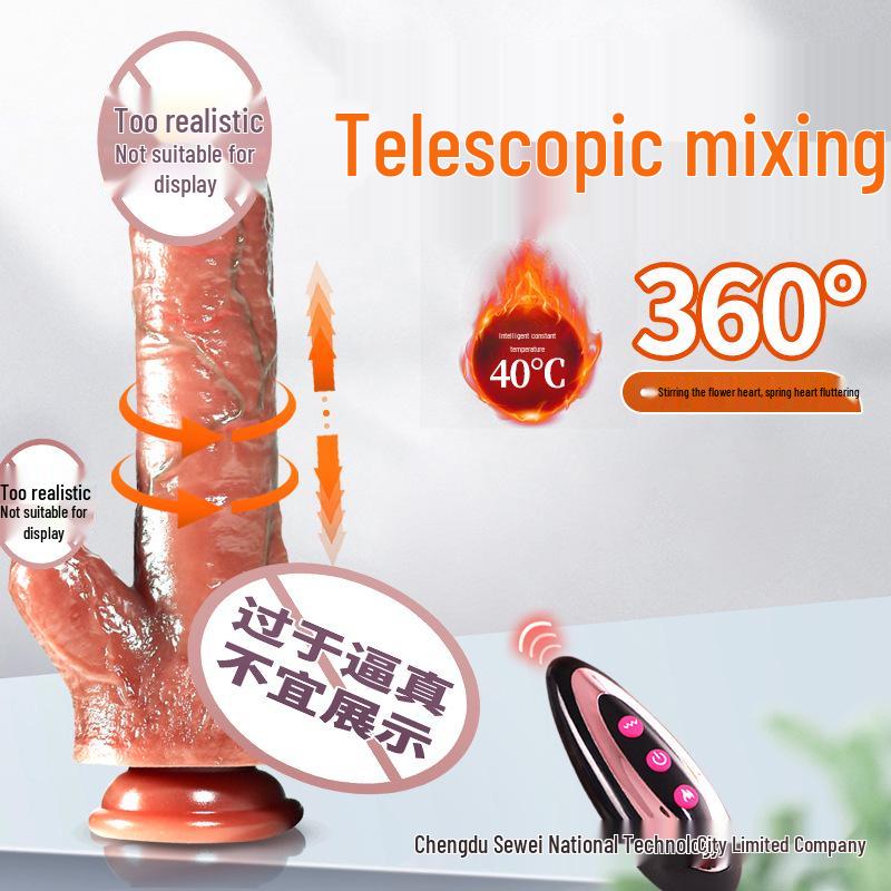Telescopic Vibrating Licking Tongue Sex Toy for Couples