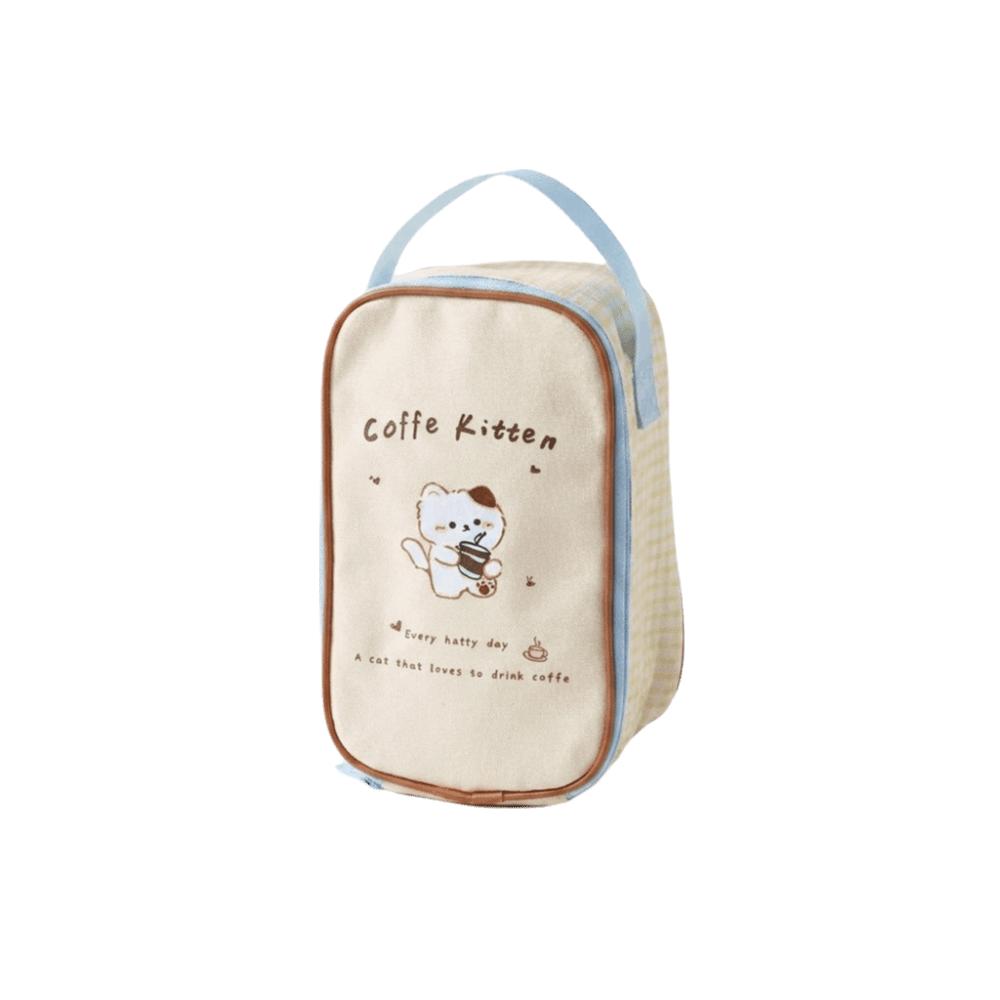 Animal Print Thermal Food Tote Bag Oxford Fabric Lunch Box Carrier Insulated Breakfast Bag  Outdoor