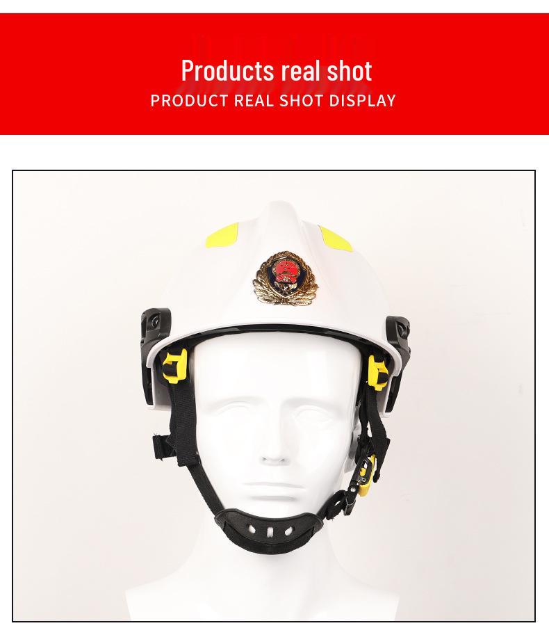 Flame Retardant Shockproof Fire Rescue Safety Helmet