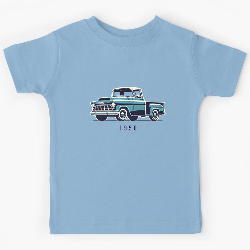 1956 Chevy Truck – Classic Vintage Pickup Art Kids T-Shirt 160