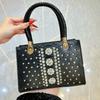 Lightweight Single-shoulder Bag, Crossbody Bag, Evening Bag, Studded with Diamonds, High-end, Large-capacity Handbag