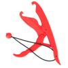 Durable Floating Fish Lip Grip Gripper Grabber with Elastic Lanyard Fishing Tackle(Red L)