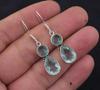 Solid 925 Sterling Silver Blue Topaz Gemstone Earring Handmade Designer Earring Gift For Her Dangle Drop Earrings