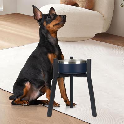 Verstellbarer Eisen-Hundenapfständer für verschiedene Größen von Haustieren