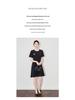 Elegant Minimalist Round Neck Short Sleeve Women's Summer Dress