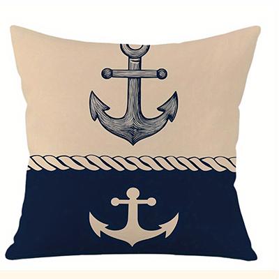 Vintage Nautical Compass Pillowcasesuitable For Sofa Car Bedroom Decorative Cushion Cover Pillow Cover