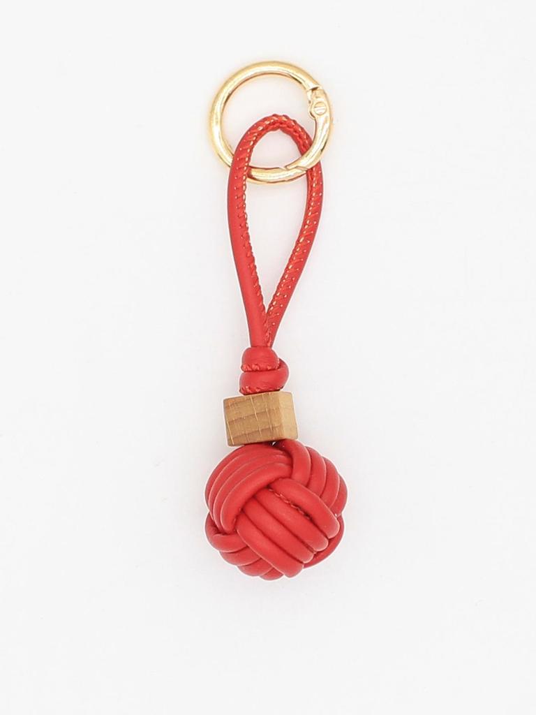 Korean Style PU Leather Hand-woven Ball Bag Pendant & Phone Charm - Autumn/Winter Collection
