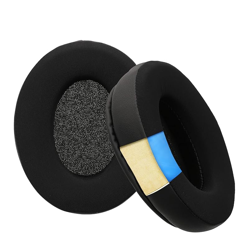 

kwmobile 2x Logitech G Pro X/G X Wireless/G 2 compatible ear pads - headphone cover durability soft PU leather black color