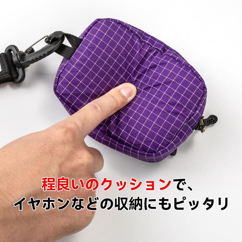 Multifunctional Hiking Small Item Earphone Mini Pouch with IC Card and Coin Drop Water Perfect for Outdoor and Everyday Use Pouch, Case, Case,