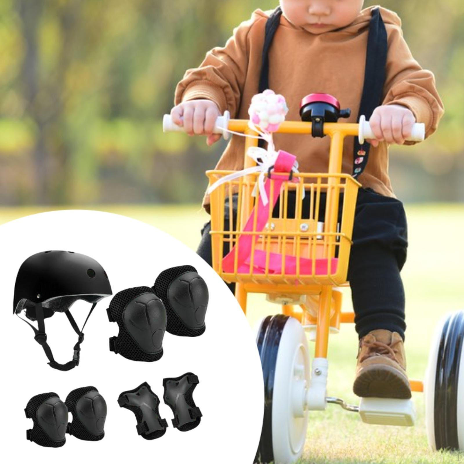 

Набір дитячого захисту для велоспорту з 7 предметів, включаючи шолом і накладки для катання на роликах