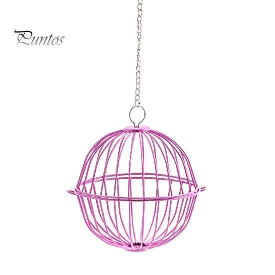 

Подвесная кормушка для кур, хомяка, кролика, шарик для лакомства, шарик для овощей, шар для птицы, держатель для фруктов с регулируемой высотой, легкая цепь из нержавеющей стали розовый