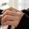 Daily Wear Ring Adjustable Open for Men Women Golden Silver Plated Statement Ring Delicate Jewelry Dating Non Tarnish Alloy Finger Gift Him Her