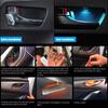 4pcs Car Ambient LED Light Auto Inner Door Bowl Handle Armrest Light Car Door Interior Decorative Atmosphere Lamp Universal