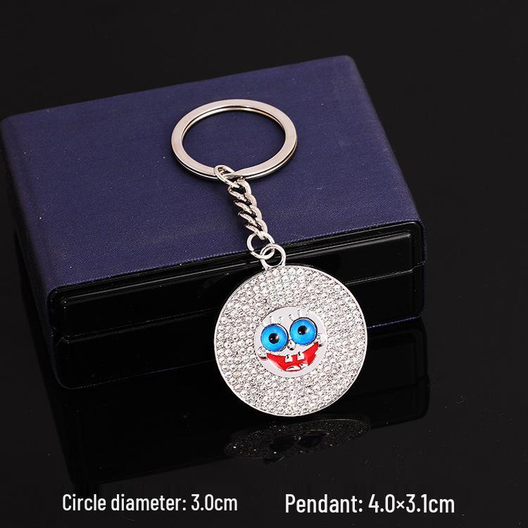 European & American Rock Guitar Keychain: Hip Hop Drip Oil Alloy Pendant Charm for Women's Bags