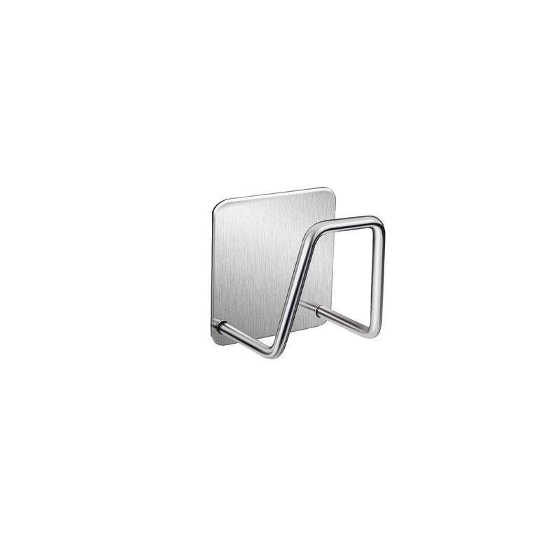 Kitchen Accessories Punch Free Sponges Holder Storage Hook Shelf Bathroom Stainless Steel Storage Holder Bathroom Accessories