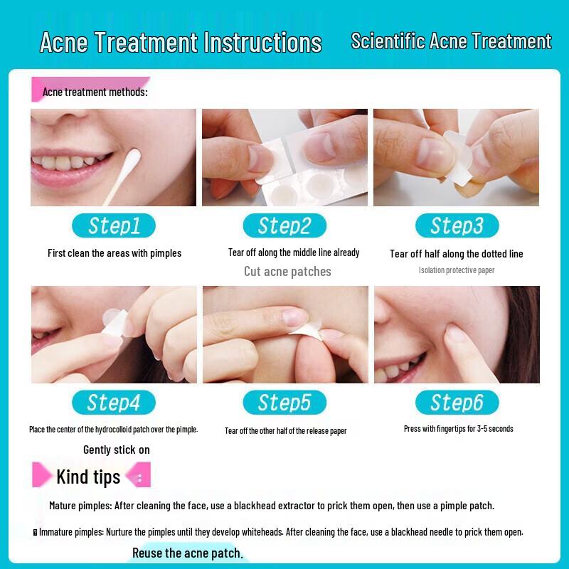 DermaAngel Salicylic Acid Invisible Acne Patches (Day & Night 84 Count)