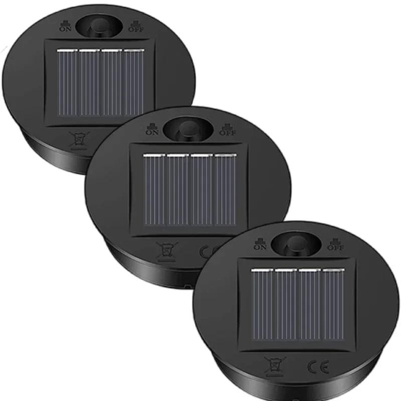 Solar Lantern Replacement Top 7 Lumens LED Solar Panel Lid Light Outdoor Hanging Solar Lights Spare Parts for Garden Yard Use