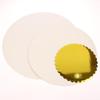 10 Pcs Cake Boards With White Golden Cake Rings, Cardboard With 6/8/10/12 Inch Cake Base, Suitable For Baking Cakes